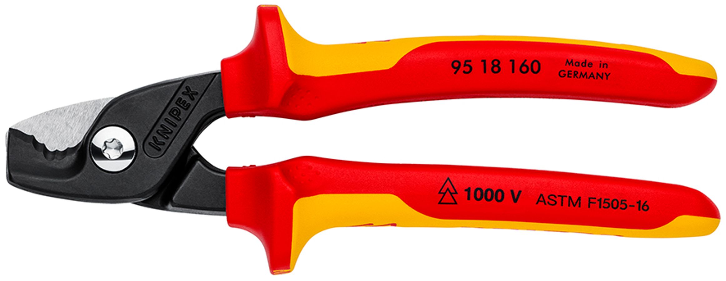 Knipex 95 05 20 Sb Angled Electricians' Shears 6-1/4 Cable And Wire Rope  Scissor 45° - Scissors - AliExpress