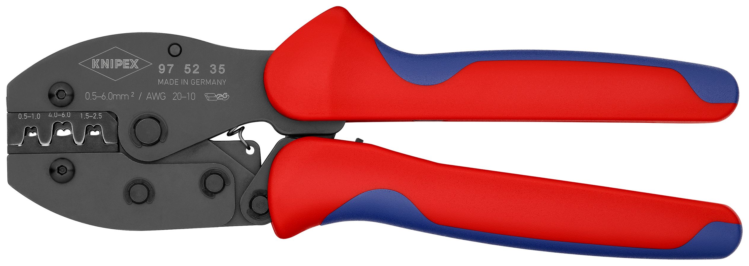 Crimping Pliers For Non-Insulated Open Plug-Type Connectors (Plug