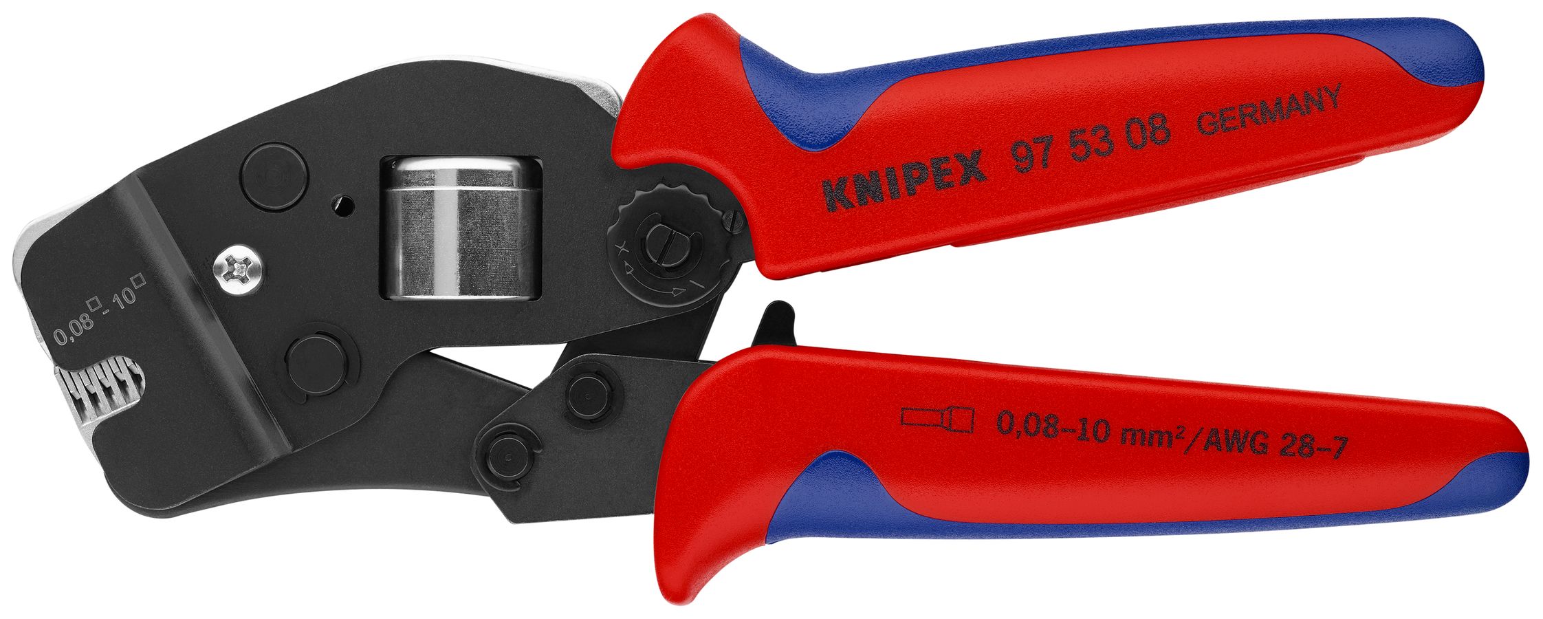 Self-Adjusting Crimping Pliers - Trapezoidal Profile