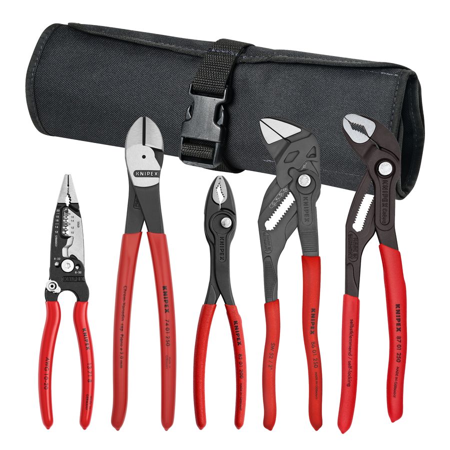 2 Pc Mini Pliers Set XS in Belt Pouch