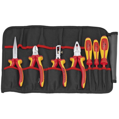 KNIPEX Knipex KPX001941 11 Piece Mixed Plier and Screwdriver Set in Tool Bag 4056256206334 
