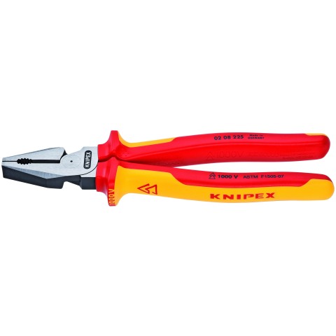 High Leverage Combination Pliers-1000V Insulated | KNIPEX Tools