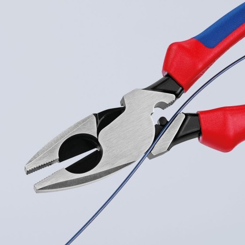 Pince d'électricien à levier élevé KNIPEX 09 01 240 SB, capacité