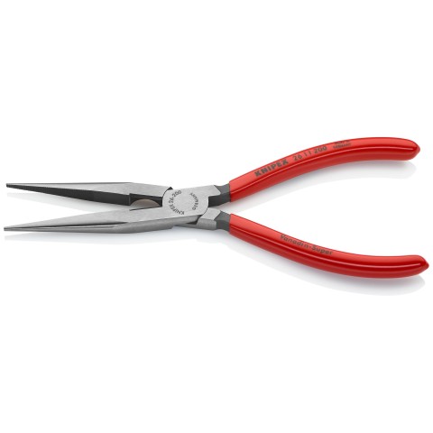 Knipex Tools 8 Long Needle Nose Pliers with Cutter, Red