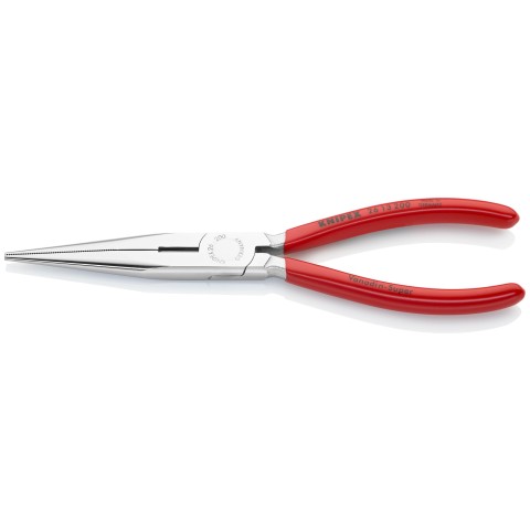 KNIPEX 2611200SBA 8 inch Needle-Nose Pliers - Red 843221000288