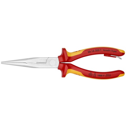 Knipex Long Nose Pliers with Cutter Comfort Grip