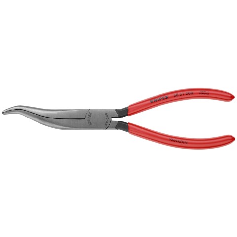 Knipex® - Box Joint Bent Jaws Dipped Handle Mechanics Needle Nose Pliers