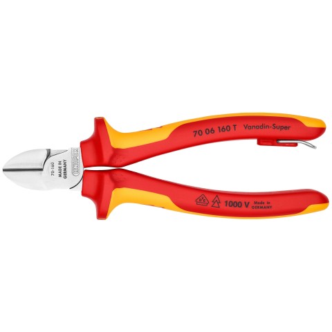 KNIPEX - Coupe-câble isolé 1000V VDE à double tranchant - Longueur: 200mm -  12385