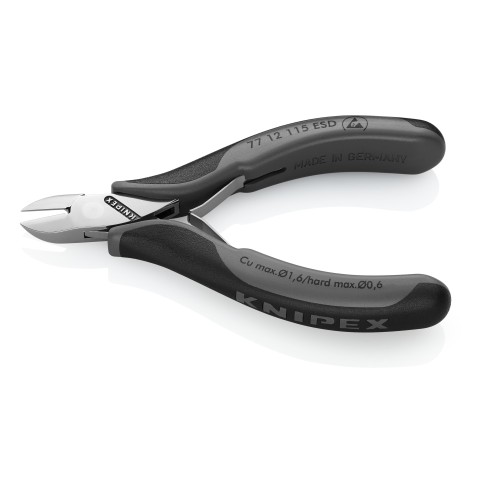 クニペックス/KNIPEX ESD精密用ニッパー 115mm 7712115ESD(4469011