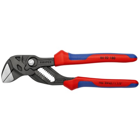 KNIPEX Tools - Alicates de crimpado para virolas de extremo (9781180), rojo