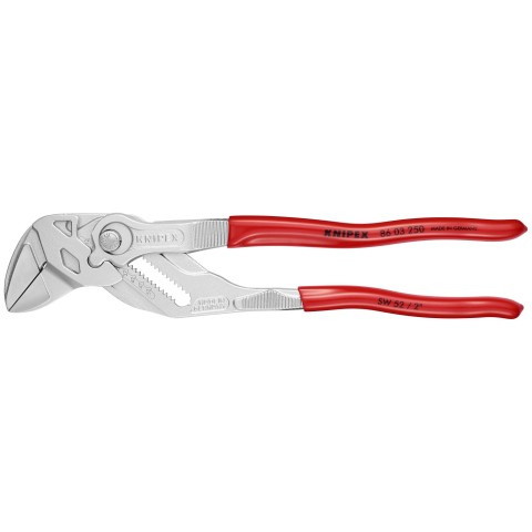 KNIPEX Tools - Alicates de crimpado para virolas de extremo (9781180), rojo