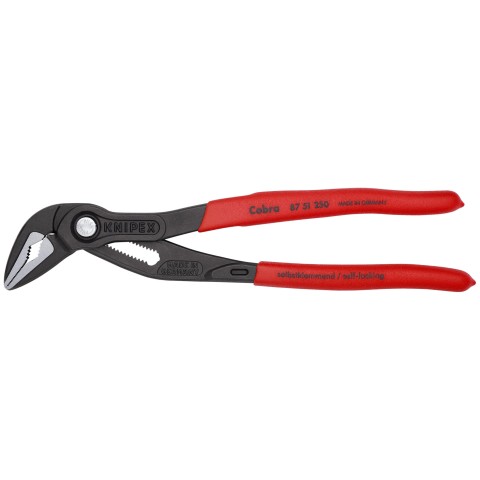 Knipex, 87 01 180, 7-1/4 Knipex Cobra Water Pump Pliers, Plastic Grip:  : Tools & Home Improvement