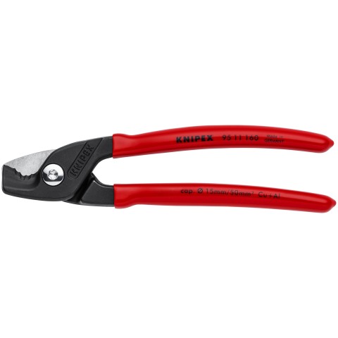 KNIPEX - Coupe-câble isolé 1000V VDE à double tranchant - Longueur: 200mm -  12385