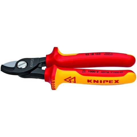 Buy Knipex Angled electrician's scissors with multi-component sleeves,  glass fiber reinforced 160 mm 95 05 20 SB