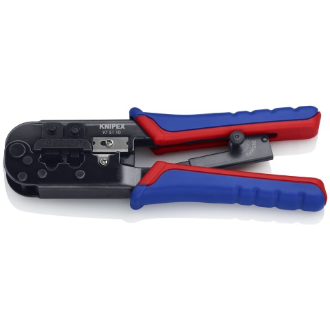 Bliv sammenfiltret Quilt kombination Crimping Pliers-For 6 and 8 Pole Western Plug Type | KNIPEX Tools