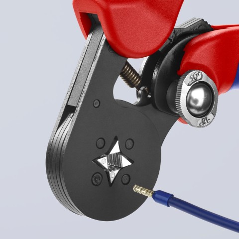 Self Adjusting Crimping Pliers For Wire Ferrules KNIPEX Tools
