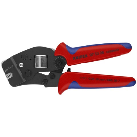 Self-Adjusting Crimping Pliers For Wire Ferrules