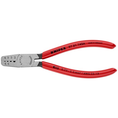 Knipex 97 71 180  Pince à sertir isolée 23-5 Awg 7-1/4 pouces de