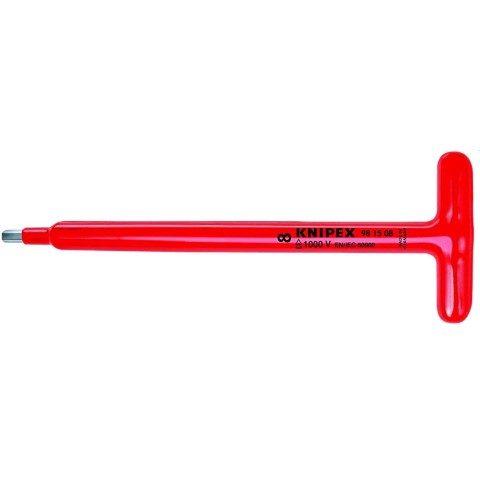 T Handle for Hexagon Socket Screws KNIPEX Tools