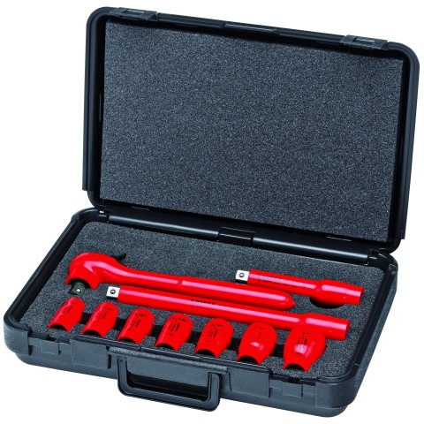 KNIPEX Kit de herramientas estándar de 26 piezas, 1000 V aislado