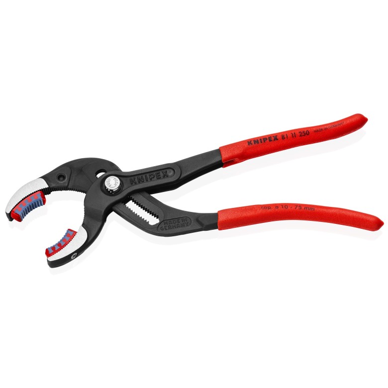 Pipe Gripping PliersReplaceable Plastic Jaws KNIPEX Tools