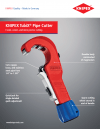 90 31 02 TubiX® Pipe Cutter Data Sheet