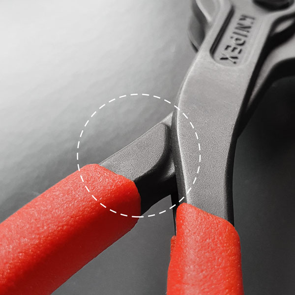 Mordaza grip/alicates Knipex, long. total 250 mm Código RS: 158